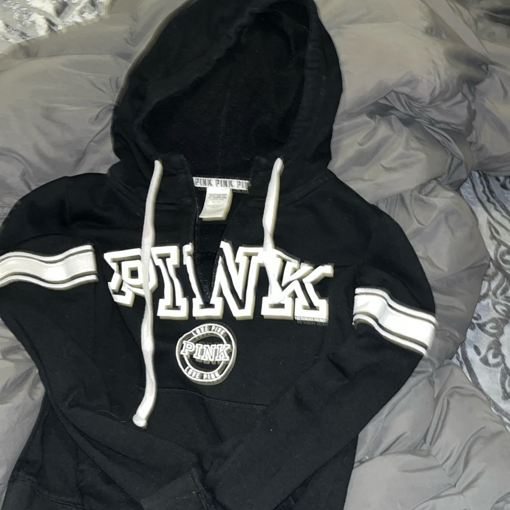 Love PINK victoria secret half zip hoodie